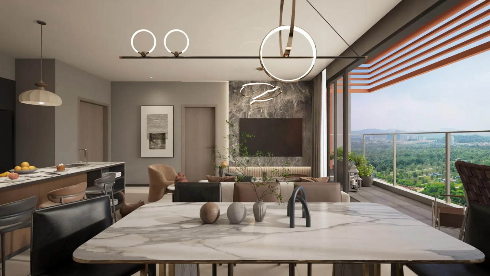Laverra dining area with balcony, artist's impression